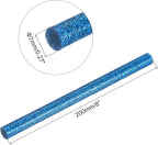 uxcell Mini Hot Glue Sticks for Glue Gun 7mm x 200mm Glitter Bright Blue 12pcs - Image 2