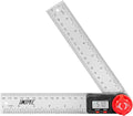 Digital Angle Finder Protractor, Angle Finder Ruler, Stainless steel 7inch 200mm by UNIPEC