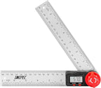 Digital Angle Finder Protractor, Angle Finder Ruler, Stainless steel 7inch 200mm by UNIPEC