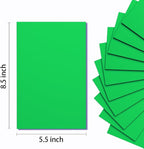 Do²ping Dark Green Foam Sheets Crafts, 8.5x5.5 Inch Eva Craft Foam Paper - Image 2
