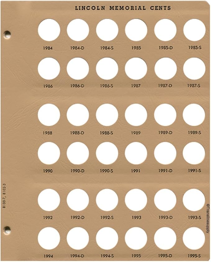 Dansco US Lincoln Cent with Proof Coin Album 1909 - Image 8