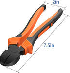 BOENFU Wire Cutters Heavy Duty Side Cutters 7.5 Inches CRV Steel, Comfort Grip - Image 6