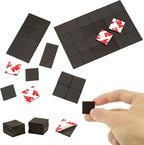 Magnetic Squares with Adhesive Backing, Self Sticky Pre-Cut Magnet Tape Strip by CHUNNIAOUSMARKET