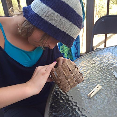 Traditional Craft Kits Beginner Basket Weaving Kit Set of 6 | DIY Basket Making - Image 12