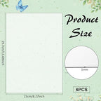 BENECREAT 6 Sheets PETG Clear Plastic Sheet, 12x8 Inch Waterproof PVC Clear - Image 2