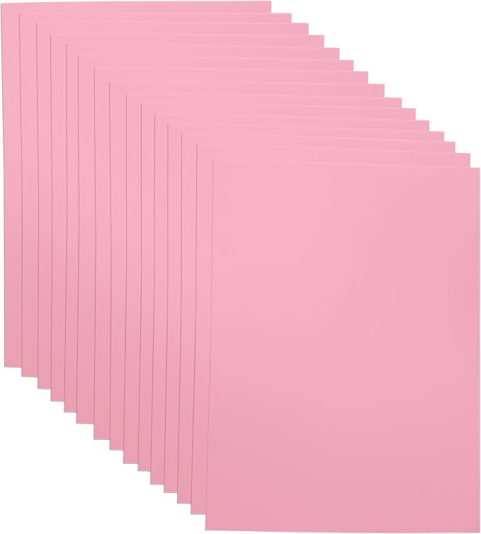 Pink EVA Foam Sheets for Crafts, 9 x 12 Inch, 2mm Thickness – Ideal for DIY by Ader+Products