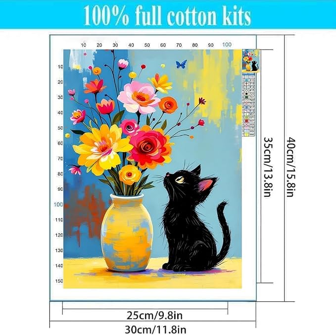 Colorful Lightning Stamped Cross Stitch Kits - Image 2
