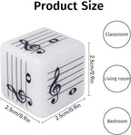 oyeftp Fun Five-Line Staff Music Note Dice - Image 2