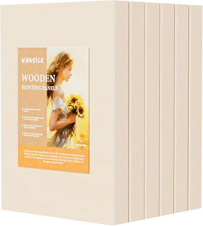 Wooden Art Panels for DIY Painting by HANSILK