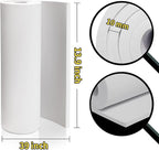 2-Pack 10mm Thick White Eva Foam Sheets roll, 13.9" x 39" Premium eva Craft Foam - Image 2