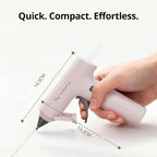 Tilswall Cordless Hot Glue Gun, Fast Preheating, Glue Gun and Sticks Set - Image 2