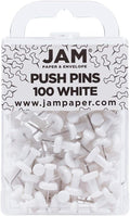 JAM PAPER Colorful Push Pins by JAMPaper