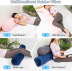 1 MIDDLE ONE Body Pillow for Adults, Bolster Pillow - Image 6