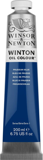 Winsor & Newton Winton Oil Color, 200ml Tube, Prussian Blue - Image 11