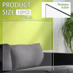 TKOnline 10 PCS Plexiglass Sheets, Invitations, Poster Frames Plastic Board - Image 2