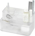 BLUE GINKGO Compact Desk Organizer – Small 5-Compartment, Half Drawer Storage – by BLUEGINKGO