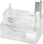 BLUE GINKGO Compact Desk Organizer – Small 5-Compartment, Half Drawer Storage – by BLUEGINKGO