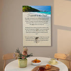 Footprints In The Sand Poems And Paintings Inspirational Poster Art Print - Image 6