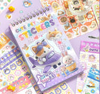 Girl's Cute Sticker Book, Cartoon Pet Theme - Image 2