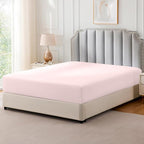 FreshCulture Pure Cotton Fitted Sheets Full Size, 300 Thread Count Percale - Image 8