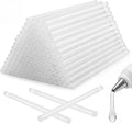 KISEER 100 Pack Clear 0.43 x 8 Inch Full Size Hot Glue Sticks Universal Fit by KISEER