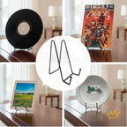 KINGDOM SOLUTIONS 8" 2-Pack Metal Stands Black – Book Stand – Sturdy Plate - Image 5