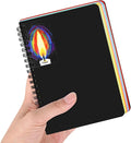 5x7in 12 Colors Paper Sketchbook, 80gsm Spiral Bound Art Journal Sketchbook by E-WEICHEN