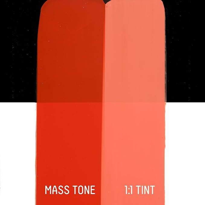 Liquitex BASICS Acrylic Paint, 250ml Tube, Cadmium Red Light Hue - Image 3