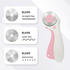 MANUFORE Pink Professional Sewing Scissors Set: Big and Small Scissors - Image 2
