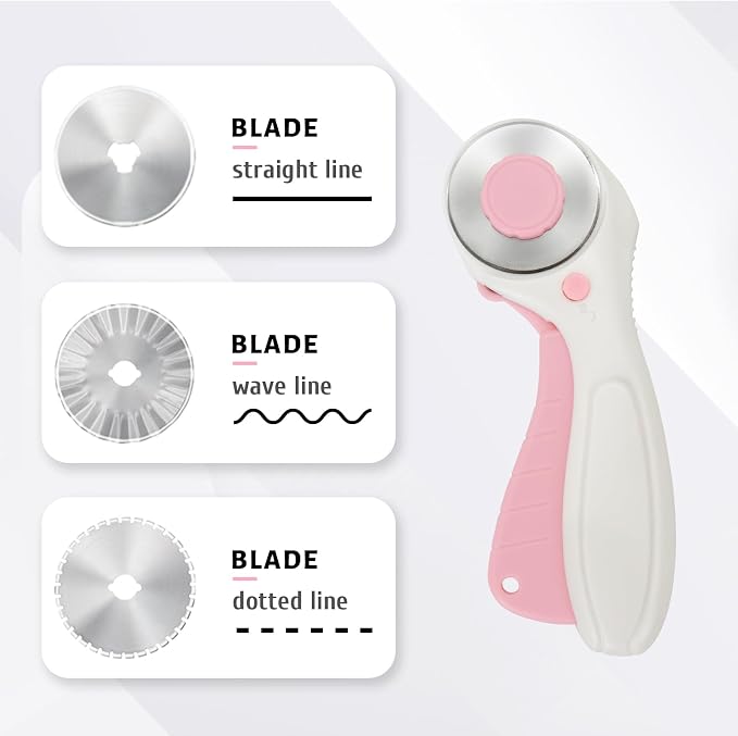 MANUFORE Pink Professional Sewing Scissors Set: Big and Small Scissors - Image 2