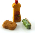 Dollhouse Miniature Set of 3 Cleaning Supplies - Image 2