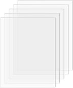 SimbaLux Acrylic Sheet Clear Cast Plexiglass 5”x7” 0.08” Thick 2mm, 5 Pack | by SimbaLux