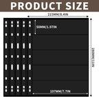 5 Sheets 10 Pages Postage Stamp Album Pages, 5 Pockets 7.7x 1.97in Stamp - Image 2