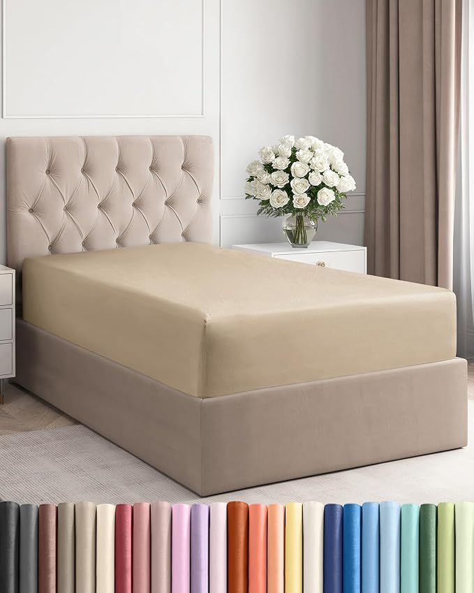 Twin XL Fitted Bed Sheet by CGKUnlimited