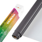 HTVRONT Heat Transfer Vinyl, Dark Grey HTV, 12 x 10FT HTV Vinyl Roll | Dark by HTVRONT