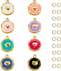 UMAOKANG 8pcs Assorted Colorful Enamel Charm by UMAOKANG