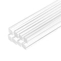 MECCANIXITY 8pcs Acrylic Square Rods 3/8" x 12" Clear Acrylic Dowel Rods Sticks by MECCANIXITY