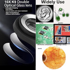 Handheld Jewelers Loupe with Scale, Magnifying Glass Loop with UV and LED Light - Image 5
