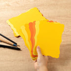 50 Pack Blank Kraft Greeting Cards, 5 Colors, 4x6IN | Thick Cardstock Paper - Image 3