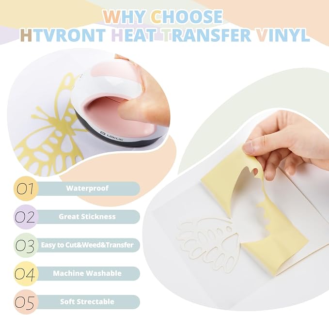 HTVRONT Boho HTV Vinyl Bundle - Image 3
