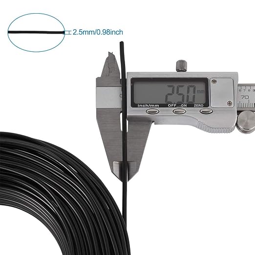 Fashewelry 114 ft 10 Gauge Aluminum Wire Bendable Metal Craft Wire 2.5mm | - Image 5