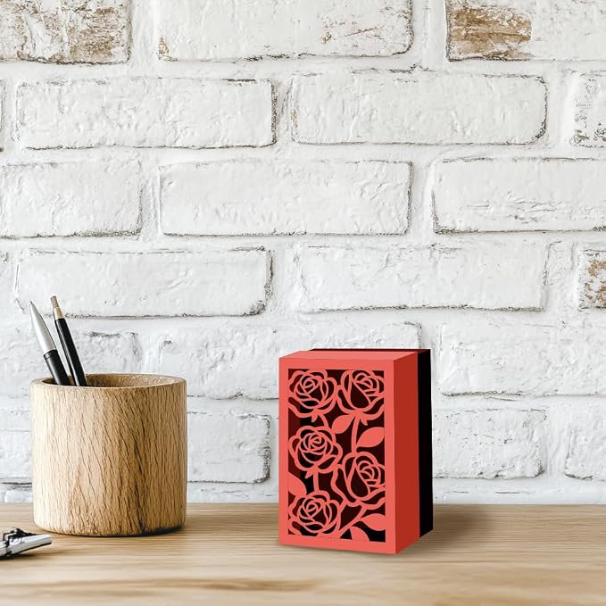 3D Flowers Box Metal Cutting Dies Hollow Out Daisies Roses Box Die Cuts Carbon - Image 4
