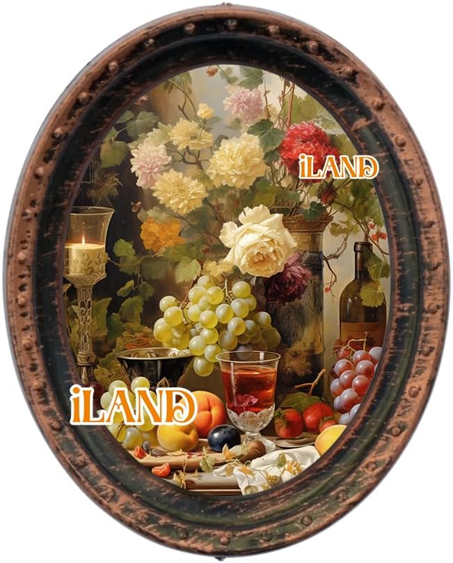 iLAND Miniature Dollhouse Accessories, 4 Dollhouse Picture Frames Set w/Printed - Image 9