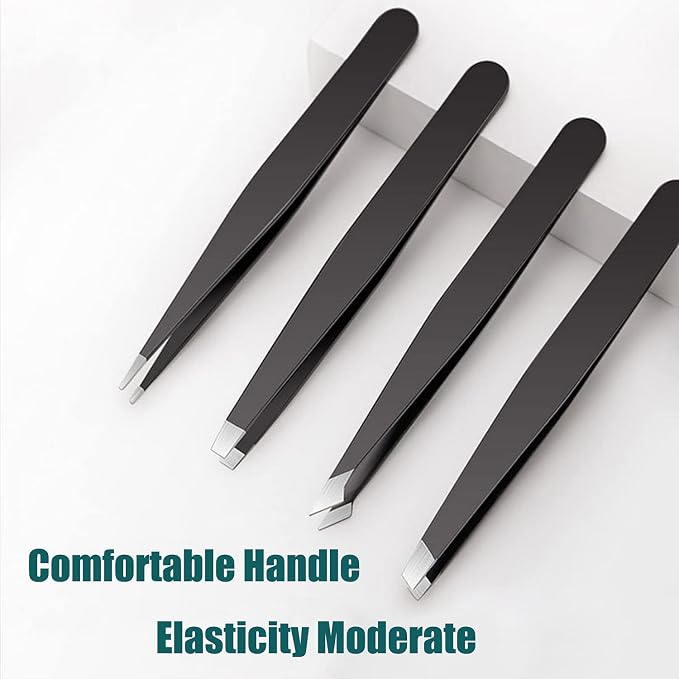 LUDOUPIER Tweezers Set with Travel Case, Great Precision Upgrade Professional - Image 5