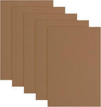 uxcell 5 Pcs Brown EVA A4 Foam Sheets Crafts, 12 x 8 Inch Foam Paper by uxcell