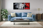 Wieco Art Framed Wall Art the Cloud Tree Wall Art HD print of Oil Paintings - Image 2