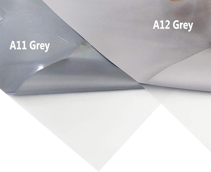 guangyintong Heat Transfer Vinyl Gray HTV Rolls, Matte Surface PVC Material - Image 2