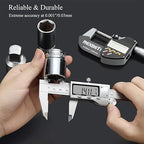 Digital Caliper, IP54 Waterproof Stainless Steel Caliper Measuring Tool - Image 7
