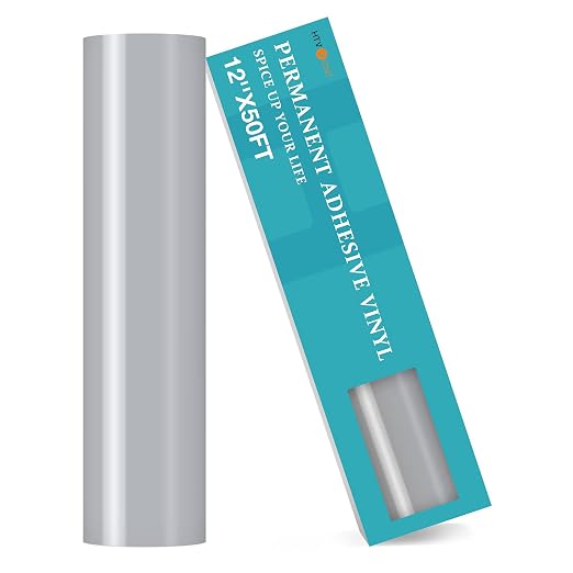 HTVRONT Gray Permanent Vinyl Roll by HTVRONT