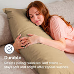 Body Pillowcases Set of 2-20x54 Long Body Pillow Case - Image 4
